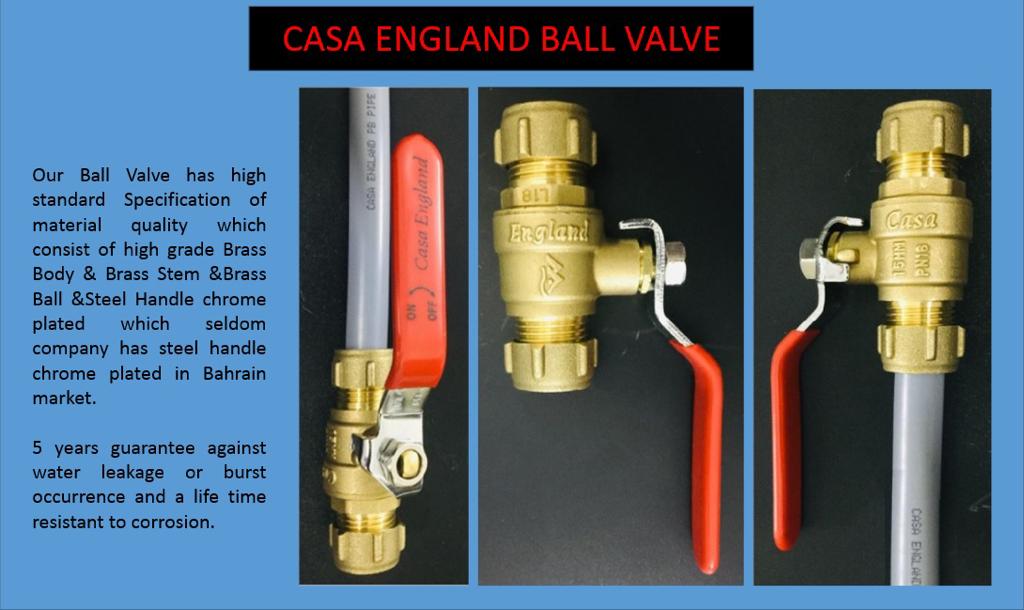 Casa England High Quality Brass Ball Valve — view 2 of 7