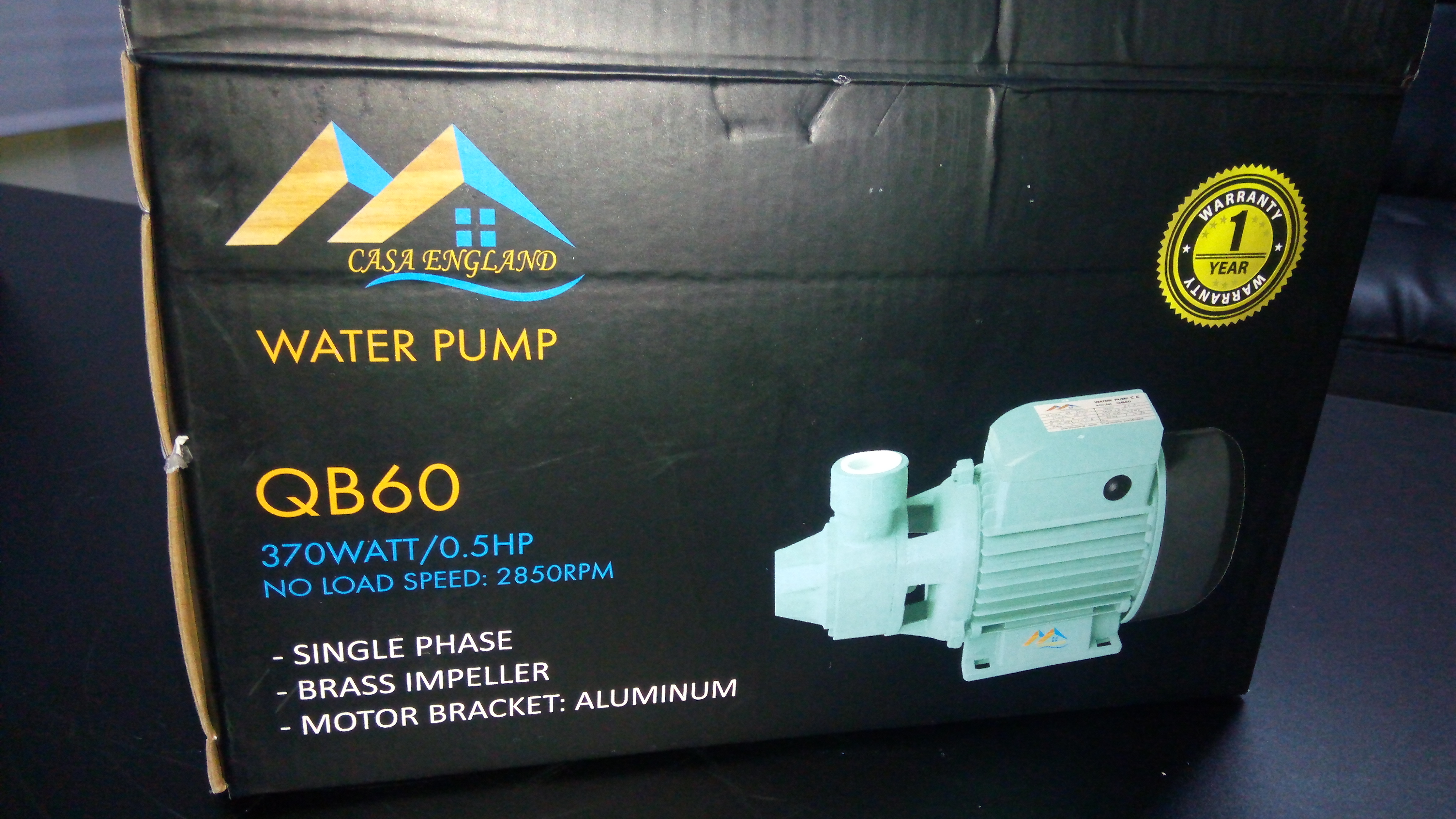 Casa England 0.5 HP Water Pump — view 3 of 6